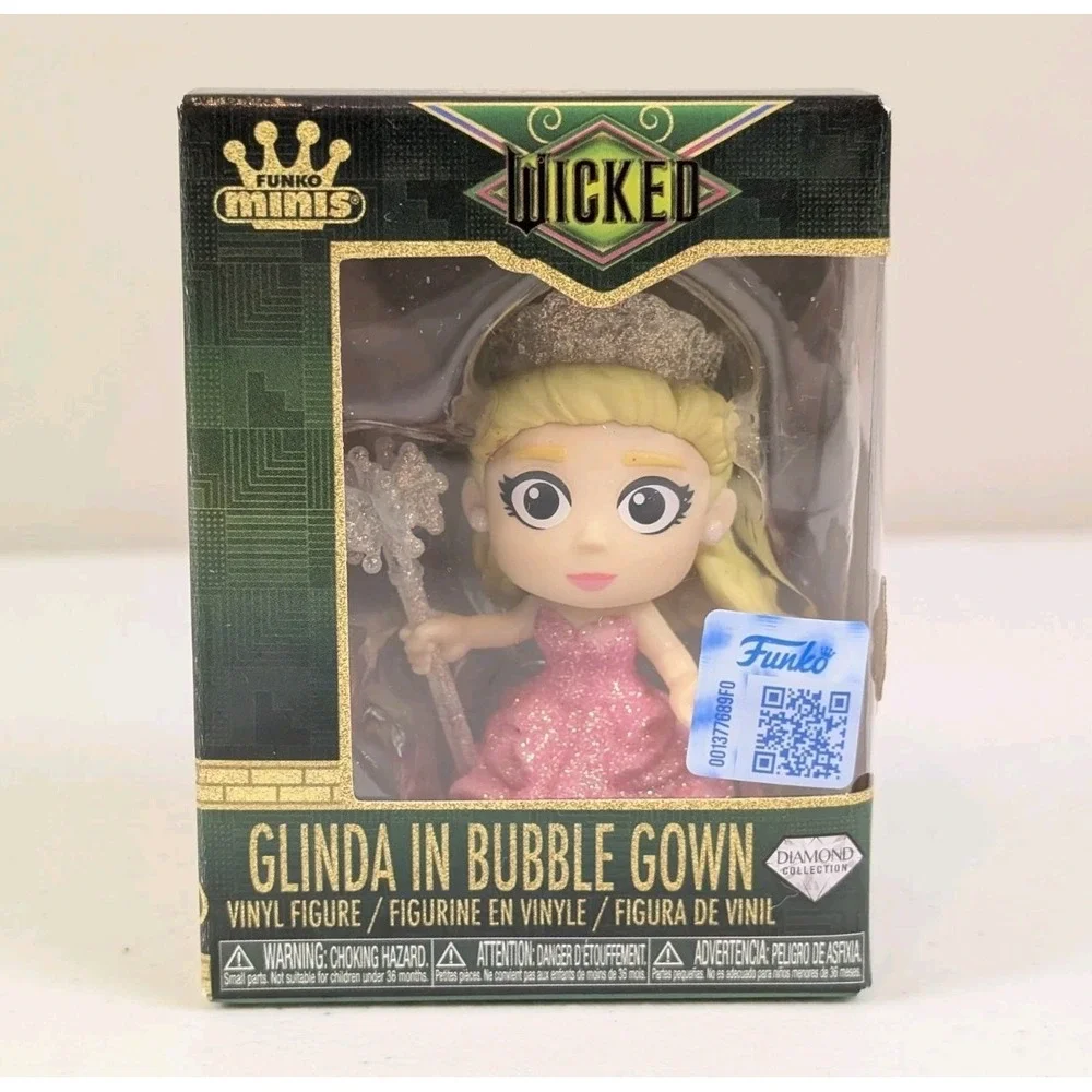 Funko Minis Glinda Bubble Gown DIAMOND Edition Wicked Collectible Vinyl Figure